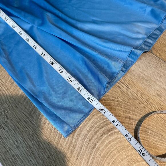 Vanity Fair Vintage Stain Lace Camisole Lingerie Top Made in USA Blue size 38 - Picture 11 of 13